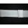 Gardinenband Flachfalte 65 mm 1:2 weiß, Meterware