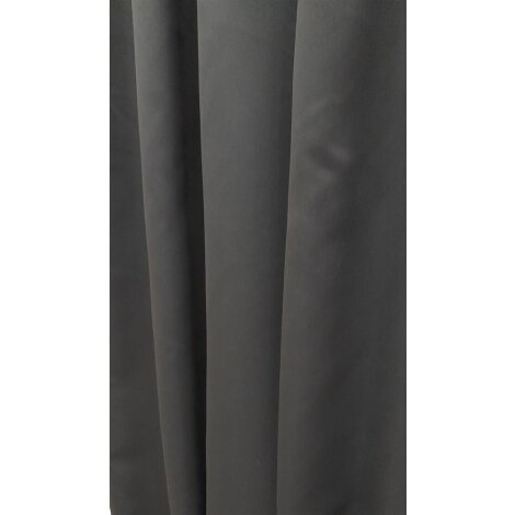 Deko Stoff Gardine Vorhang Verdunkler einfarbig schwarz uni, Meterware