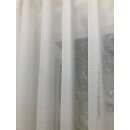 Landhaus Stores Gardinenstoff Käseleinen uni weiß transparent, Reststück 3,3 m