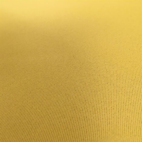 Deko Stoff Gardine Vorhang Verdunkler einfarbig gelb uni, Reststück 1,95 m