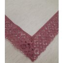 Häkelspitze Borte Spitze Häkelspitzenband rosa Höhe 45 mm, Meterware