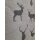 Landhaus Gardinen-Set aus 2 Schals mit Hirsch grau anthrazit, Höhe 2,40 m Änderung der Höhe oder Band