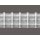 Bleistiftfaltenband für Gardinen 1 Falte 1:3 50 mm volltransparent, Meterware