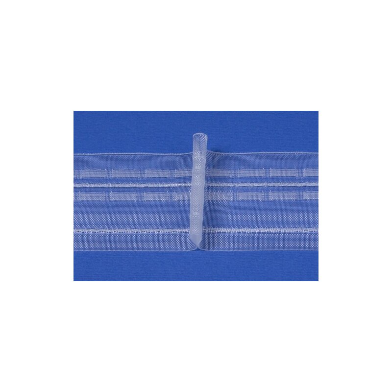 Gardinenband 1 Falte Automatik Faltenband 1:1,5 weiß , 1,80 €
