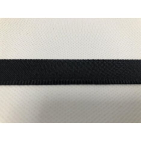 Hosenschonerband Stoßband schwarz Breite 15,5  mm, Meterware