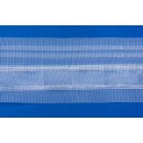 Schmuckfalte Eliza Wellenfaltenband Automatik breit 1:2,2  transparent,Meterware