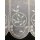 Pannaux Bistro Scheibengardine Stickerei Blätter Kreise creme H 90 cm, Meterware