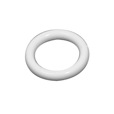 Beinringe weiß Ringe für Raffhalter Raffhalterringe 11/16 mm, 10 Stück