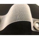Verstärkungsband für Ösen Steifcretonne aufbügelbar transparent 75 mm, Meterware