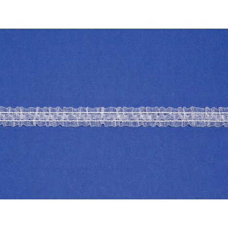 Gardinenband Reihband Kräuselband 20 mm, 10 m transparent