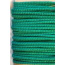 Kordel Schnur Flechtkordel Baumwolle 6 mm grün, Meterware